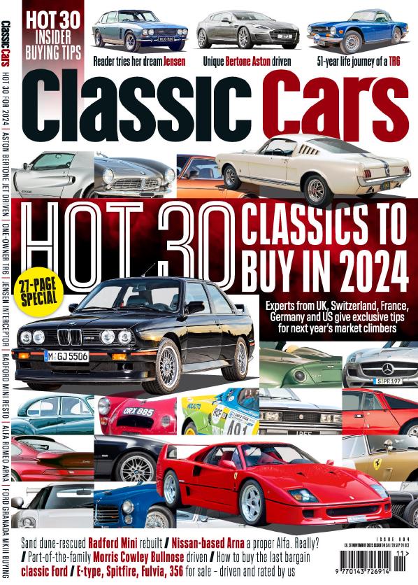 Журнал Classic Cars, november 2023